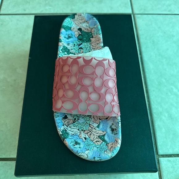 Coach Floral Udele Sport Slide - Picture 2 of 5